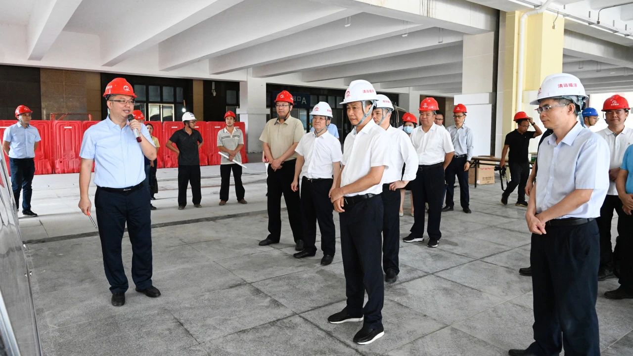 溫文星調(diào)研清遠(yuǎn)磁浮項(xiàng)目